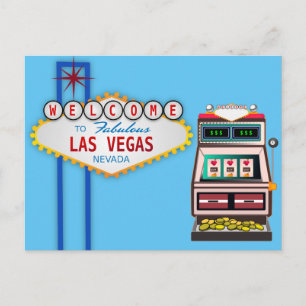 LAS VEGAS Nevada-sleuf Briefkaart