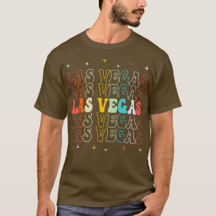 Las Vegas Nevada  Souvenir Vakantie Groovy T-shirt