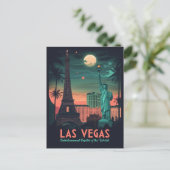 Las Vegas Nevada - stadsbeeld Briefkaart (Staand voorkant)