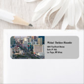 Las Vegas Nevada Strip Uitzicht Etiket (Insitu)