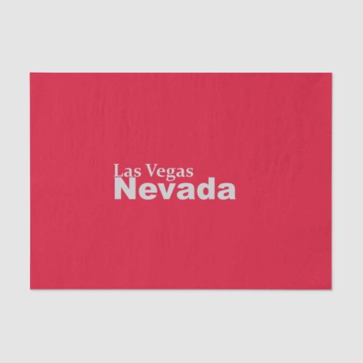 Las Vegas, Nevada Tissue Paper Tissuepapier (Voorkant)