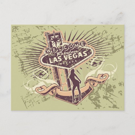 Las Vegas Nevada Tshirts en Gifts Briefkaart (Voorkant)