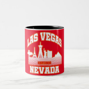 Las Vegas, Nevada Tweekleurige Koffiemok