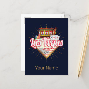 Las Vegas Nevada Verenigde Staten Casino  Verenigd Feestdagenkaart