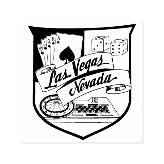 Las Vegas, Nevada Zelfinktende Stempel (Design)