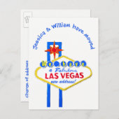 Las Vegas New Address Faire-part (Devant / Derrière)