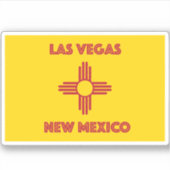 Las Vegas New Mexico Sticker (Voorkant)