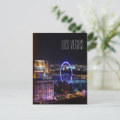 Las Vegas Night Lights Briefkaart (Staand voorkant)