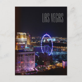 Las Vegas Night Lights Briefkaart
