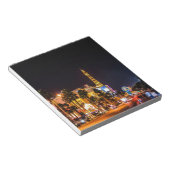 Las Vegas Night Lights Strip Eiffel Tower Casino Notitieblok (Schuin)
