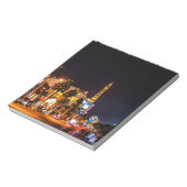 Las Vegas Night Lights Strip Eiffel Tower Casino Notitieblok (Gedraaid)