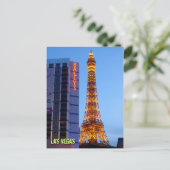 Las Vegas Nightfall Briefkaart (Staand voorkant)