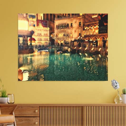 Las vegas Nights Casino Oorspronkelijke Abstracte Canvas Afdruk (Insitu (Woonkamer))