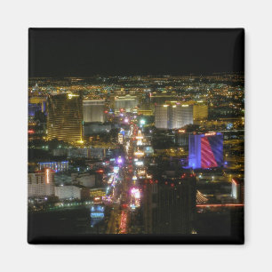 Las Vegas North Strip Aerial Uitzicht Magnet Magneet