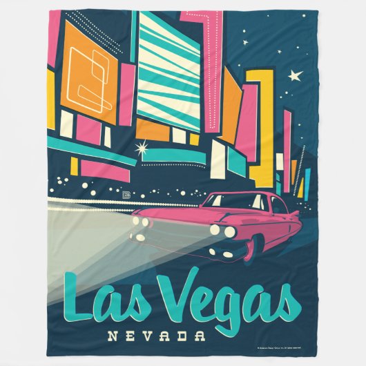 Las Vegas, NV Fleece Deken (Voorkant)