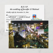 Las Vegas Ontvangst RSVP (Voorkant / Achterkant)