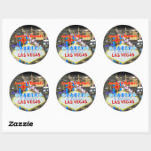 Las Vegas Party Ronde Sticker (Vel)