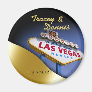 Las Vegas Passen getrouwd Casino Magnet Favor Magneet
