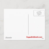 Las Vegas Père Noël & Rodolph Joyeux Noël Carte po (Dos)