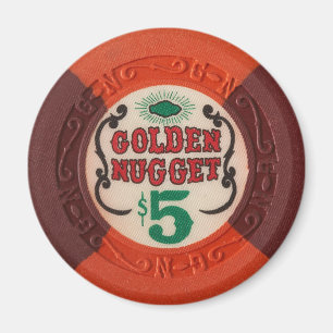 Las Vegas Poker Chip Casino Gambling verouderde Magneet