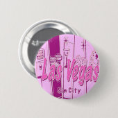 Las Vegas Pop Art Retro Ronde Button 5,7 Cm (Voorkant /achterkant)
