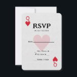 Las Vegas Queen of Hearts Jeu RSVP<br><div class="desc">Las Vegas Queen of Hearts Jouer carte RSVP</div>