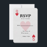 Las Vegas Queen of Hearts Jeu RSVP<br><div class="desc">Las Vegas Queen of Hearts Jouer carte RSVP</div>