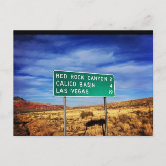 Las Vegas Red Rock Canyon Briefkaart