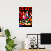 Las Vegas-reisposter Poster (Thuiskantoor)