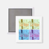 Las Vegas Retro Magneet (Voorkant / Achterkant)