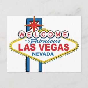 Las Vegas Retro Sign Briefkaart
