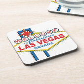 Las Vegas Retro Sign Onderzetter (Linkerzijde)