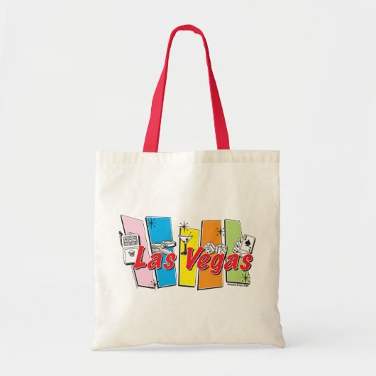 Las-Vegas-Retro Tote Bag (Voorkant)