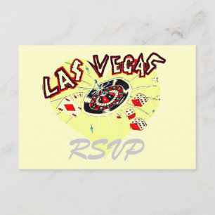 Las Vegas RSVP Boîtier de réponse de l'invité
