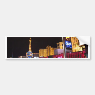 Las Vegas 's nachts Bumpersticker