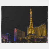 Las Vegas 's nachts Fleece Deken (Voorkant (Horizontaal))