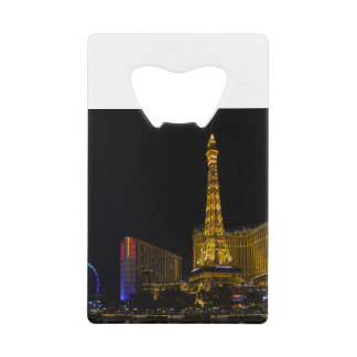 Las Vegas 's nachts Kredietkaart Flessenopener