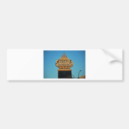 Las Vegas Sahara Casino Landmark Architecture Bumpersticker