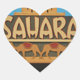Las Vegas Sahara Casino Landmark Architecture Hart Sticker