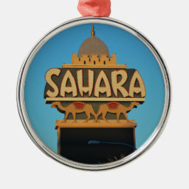 Las Vegas Sahara Casino Landmark Architecture Metalen Ornament