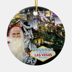 Las Vegas Santa Clause Ornament