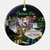 Las Vegas Santa Clause Ornament (Achterkant)