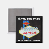 Las Vegas Save the Date Magneet (Voorkant / Achterkant)