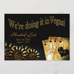 Las Vegas Save the Date (neem contact met me op 2 