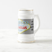 Las Vegas Sign and Showgirl Design Bierpul (Voorkant rechts)