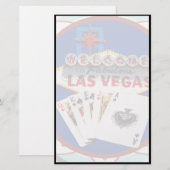 Las Vegas Sign. & Kaarten Poker Chip (Voorkant / Achterkant)