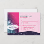 Las Vegas Sign Mariage Menu Choix RSVP<br><div class="desc">Symbole de Las Vegas, étoiles scintillantes et palmiers tropicaux illustrés sur les cartes de voeux personnalisées. Contemporain & Sassy design vous pouvez facilement personnaliser pour votre plaisir Las Vegas Mariage! N'hésitez pas à modifier les couleurs, les polices et les tailles du texte. (Vous pouvez trouver les essentiels et les faveurs...</div>