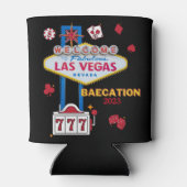 Las Vegas Sign Nevada Baecation Group Blikjeskoeler (Achterkant)