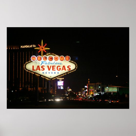 Las Vegas Sign Poster (Voorkant)