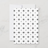 Las Vegas Sign Retro Wedding RSVP Kaart (Voorkant)